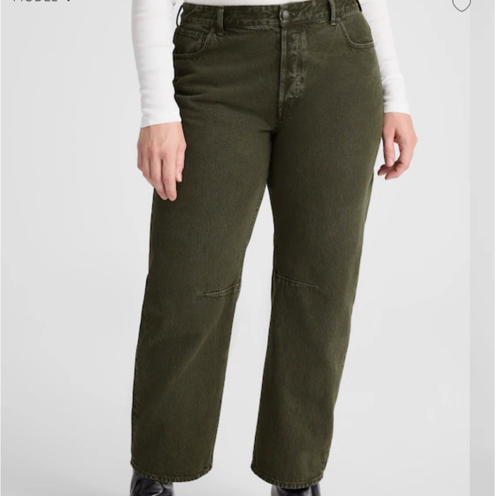 Madewell Darted Barrel Leg Jeans